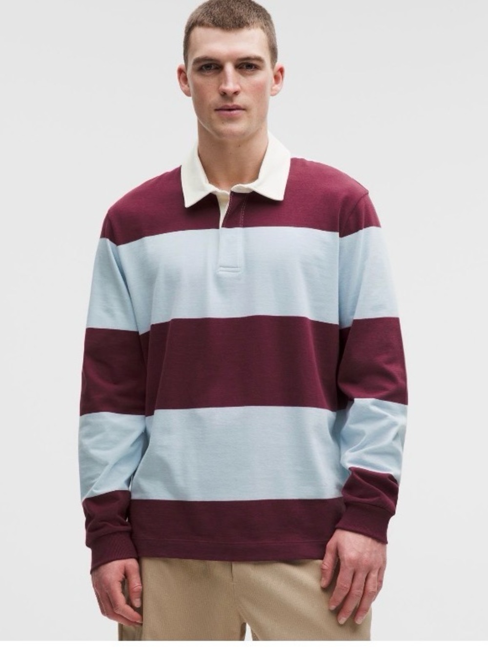 Lululemon Long Sleeve Cotton Rugby shirt - men’s small